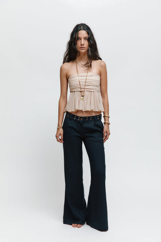 Top Bailarina Crema