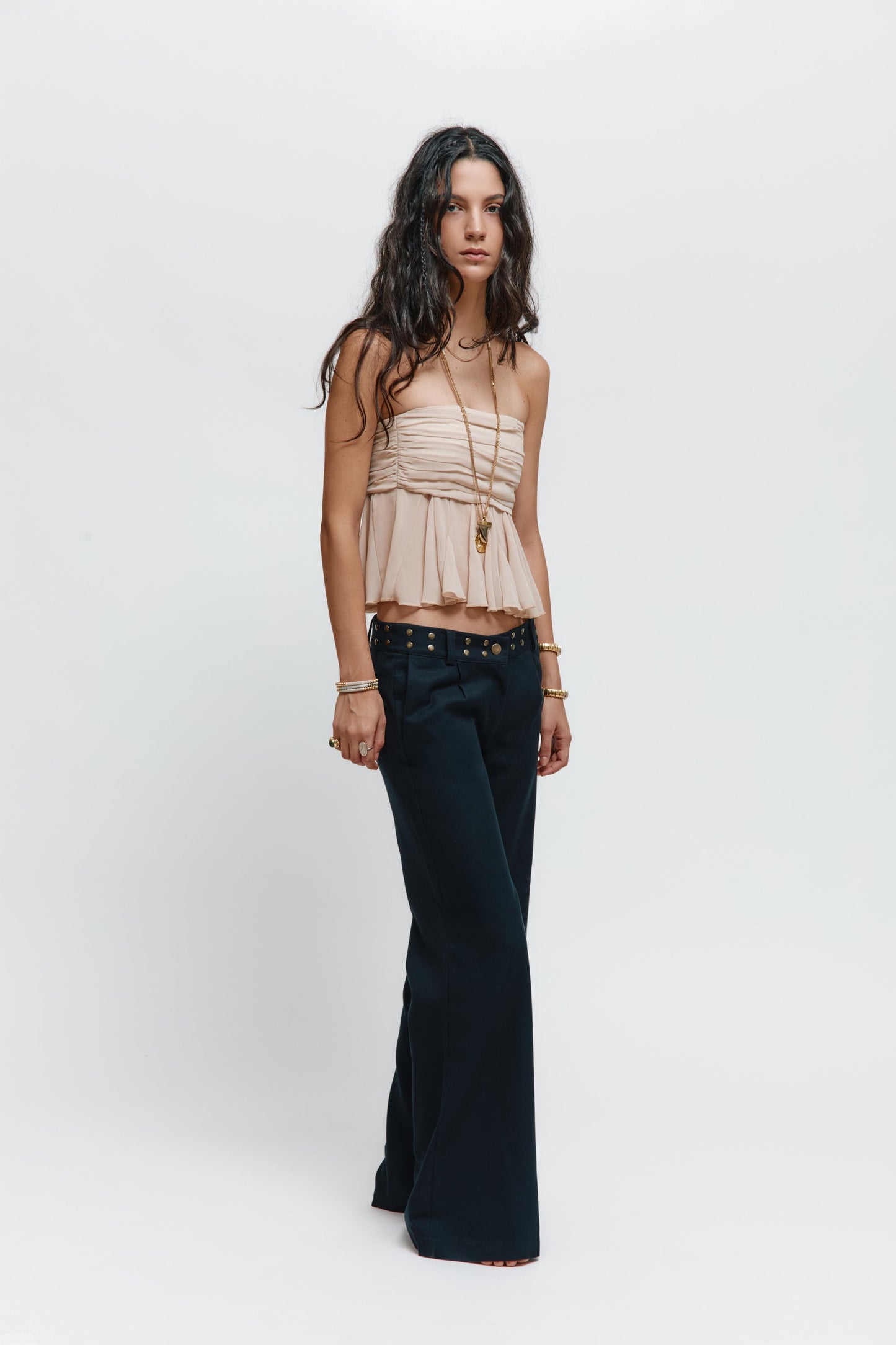 Top Bailarina Crema