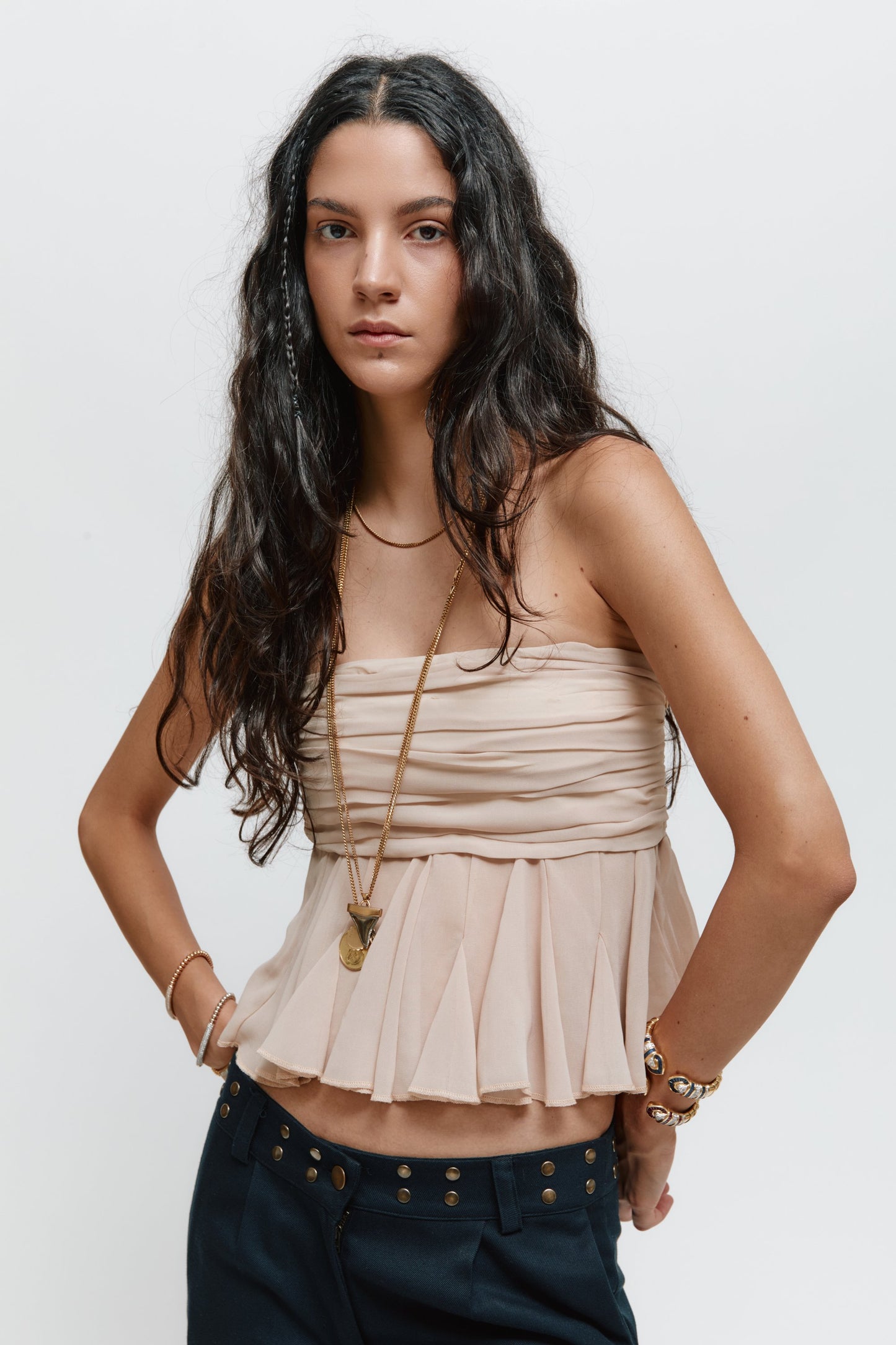 Top Bailarina Crema